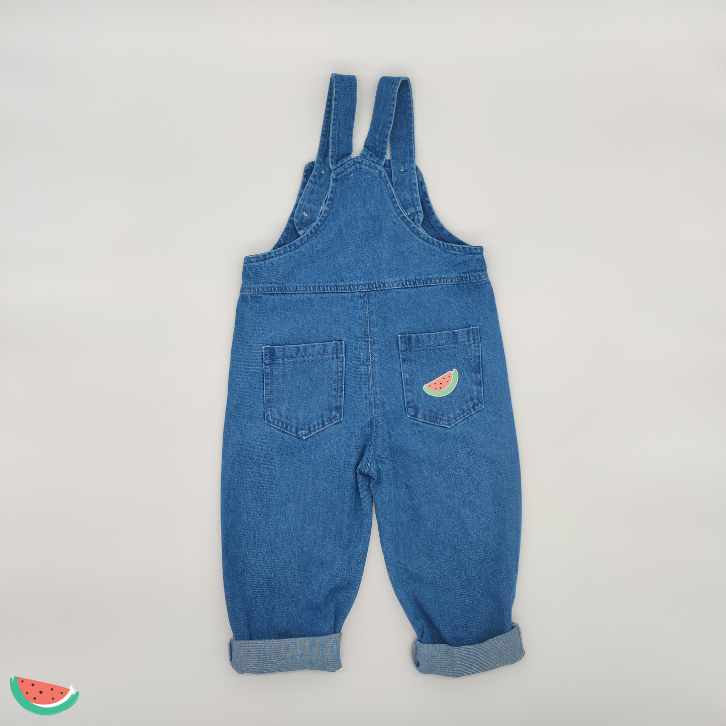 Pip & Pop blue denim dungarees