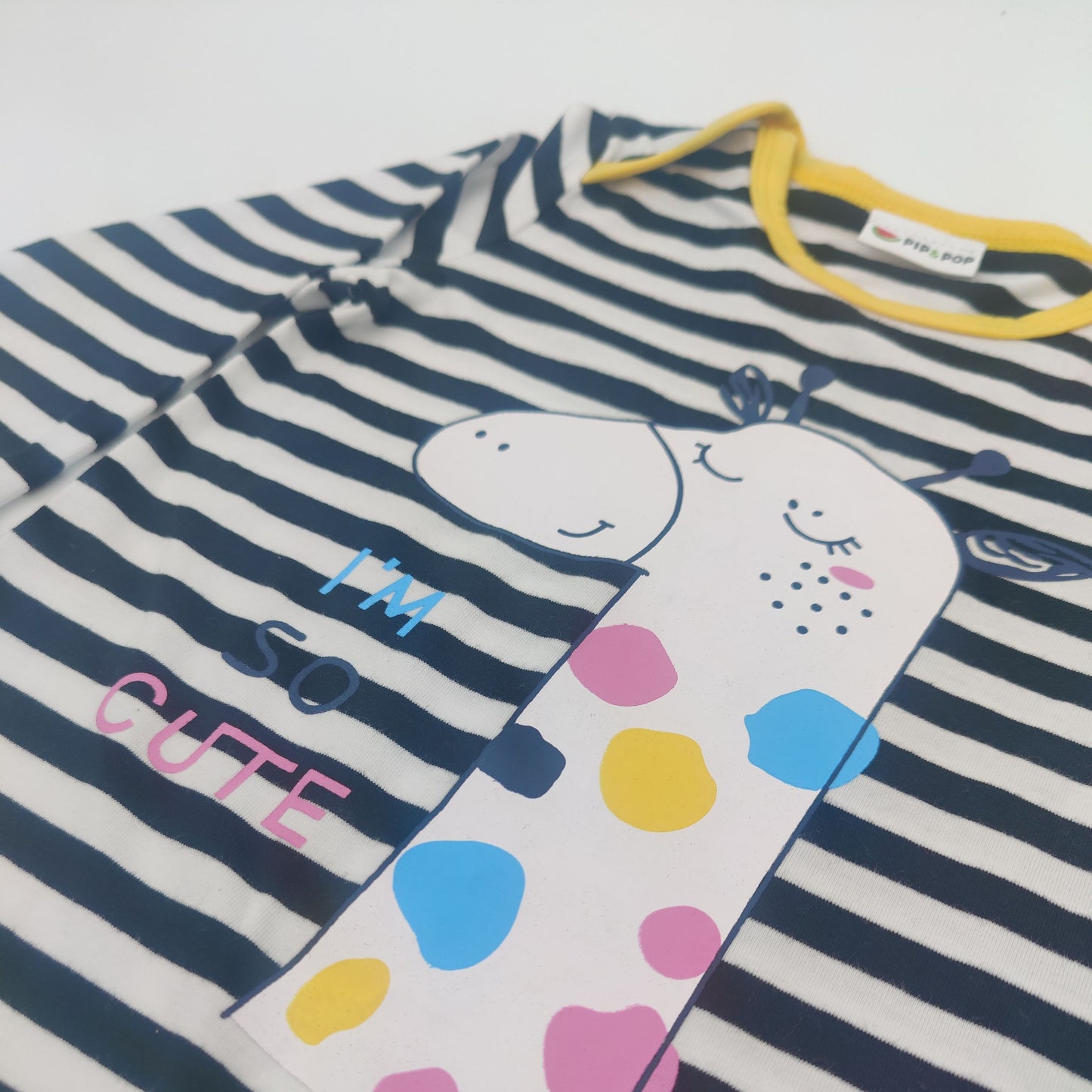 I'm Cute Giraffe Babygrow