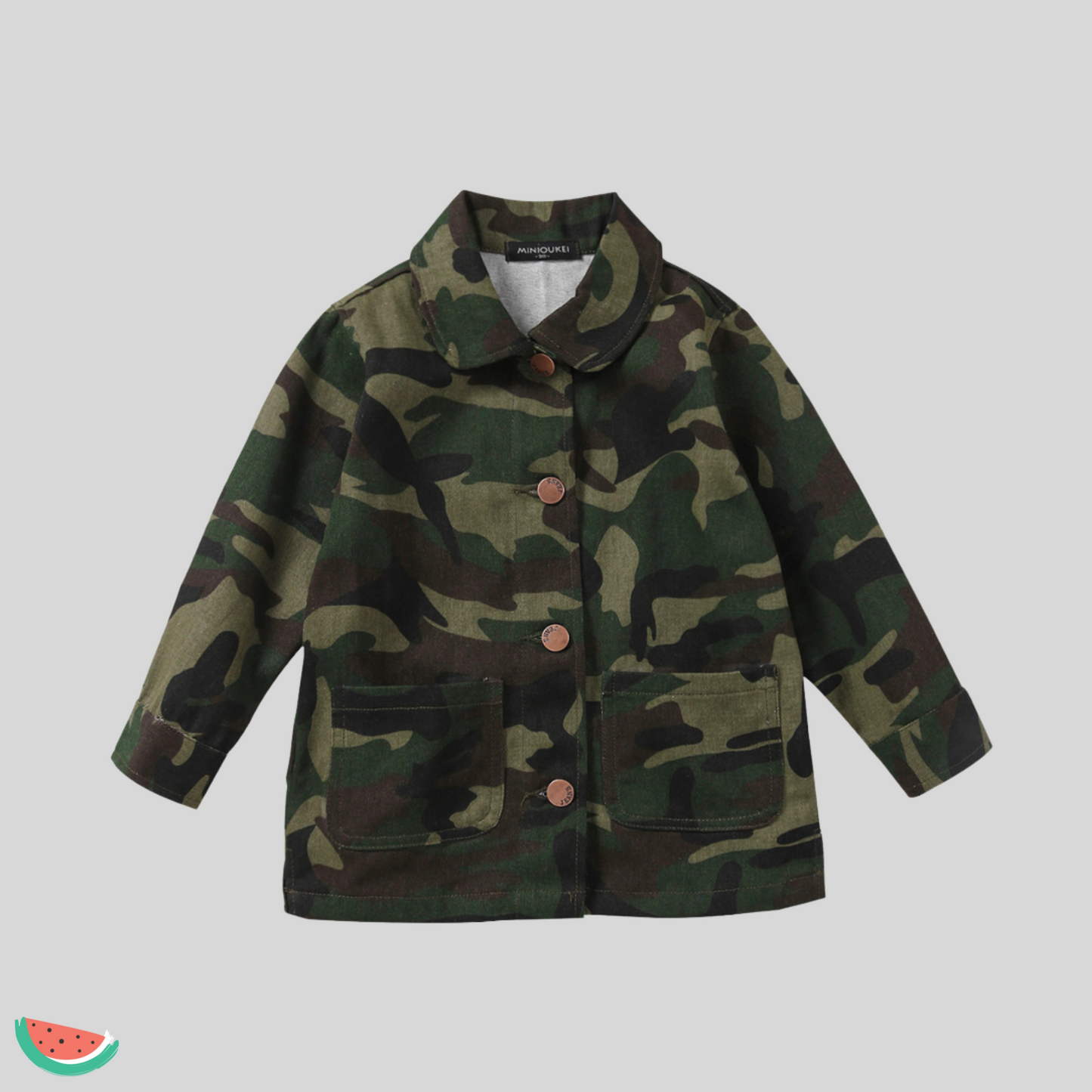 Khaki Oversized Jacket