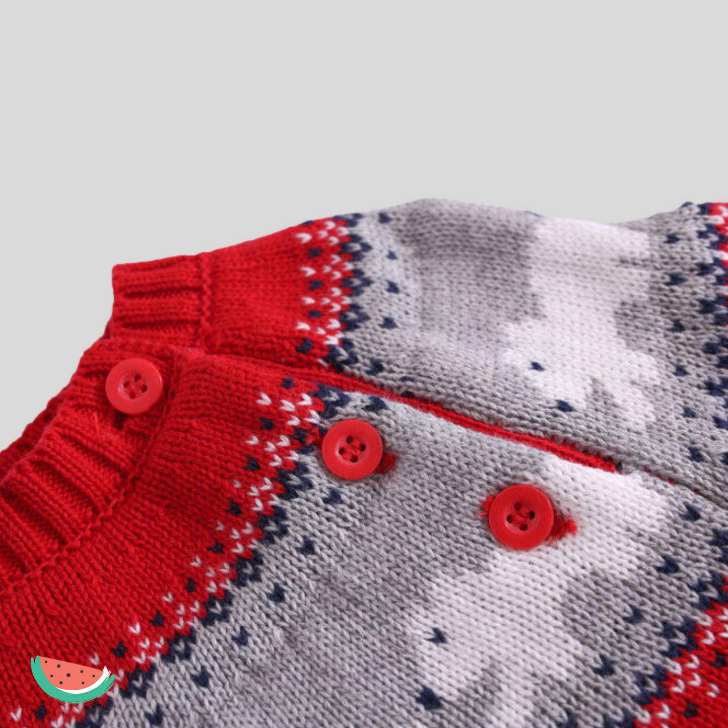 Red Winter Polar Jumper