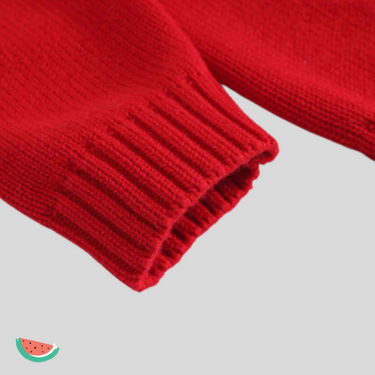 Red Winter Polar Jumper