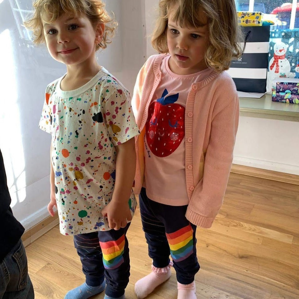 Blue Rainbow Joggers