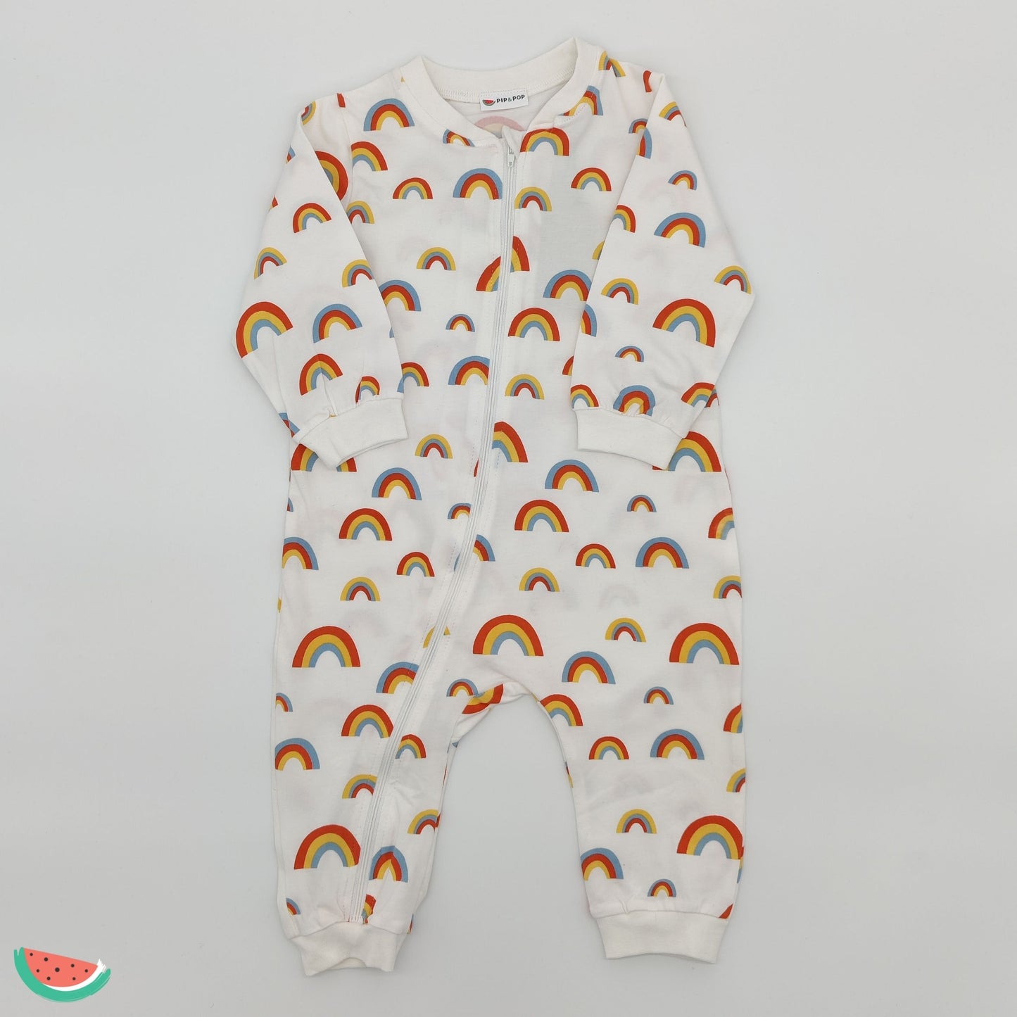 Rainbow Print Babygrow