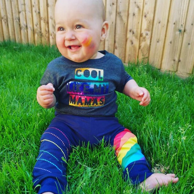 Blue Rainbow Joggers