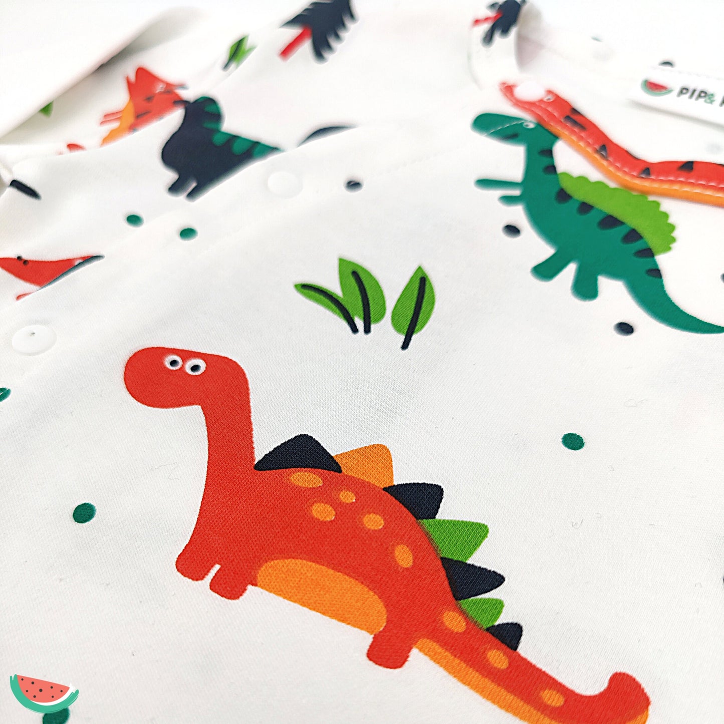 Dinosaur Print Babygrow | Gender Neutral Unisex Children and Baby Clothing