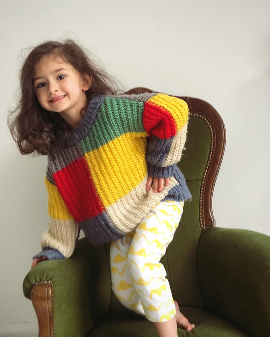 Big Block Colour Jumper