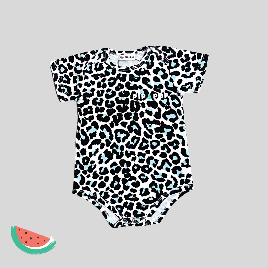 Leopard Print Babygrow