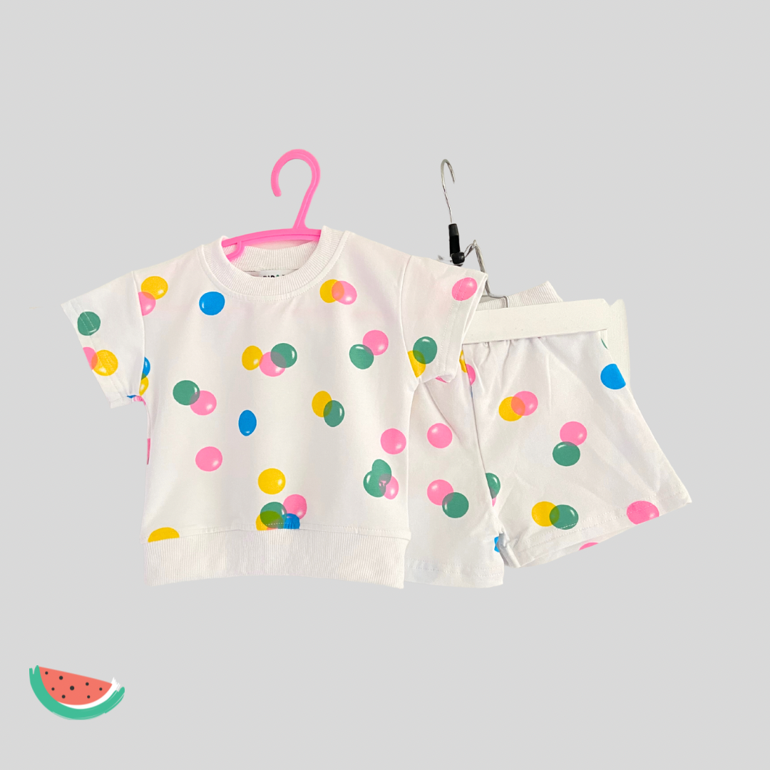 Spotty multicolour set