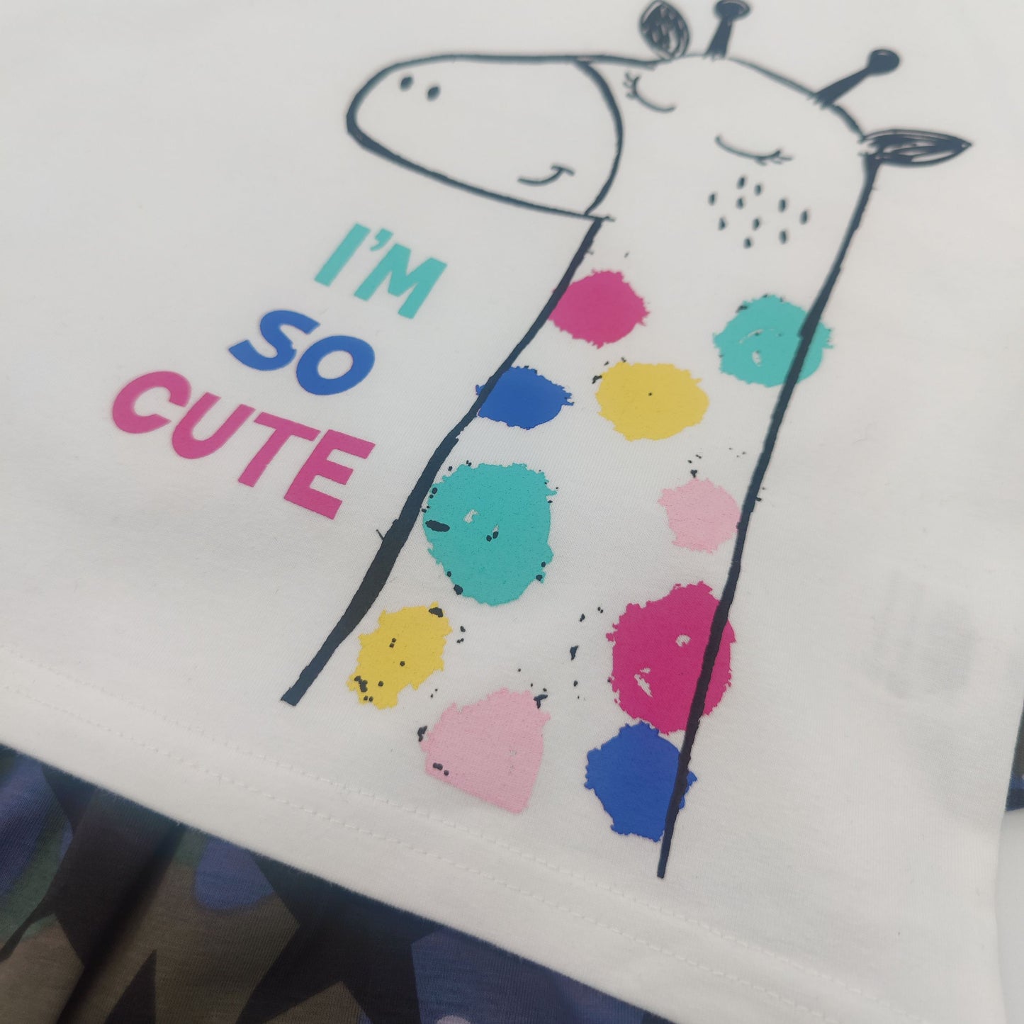 I'm cute giraffe summer set