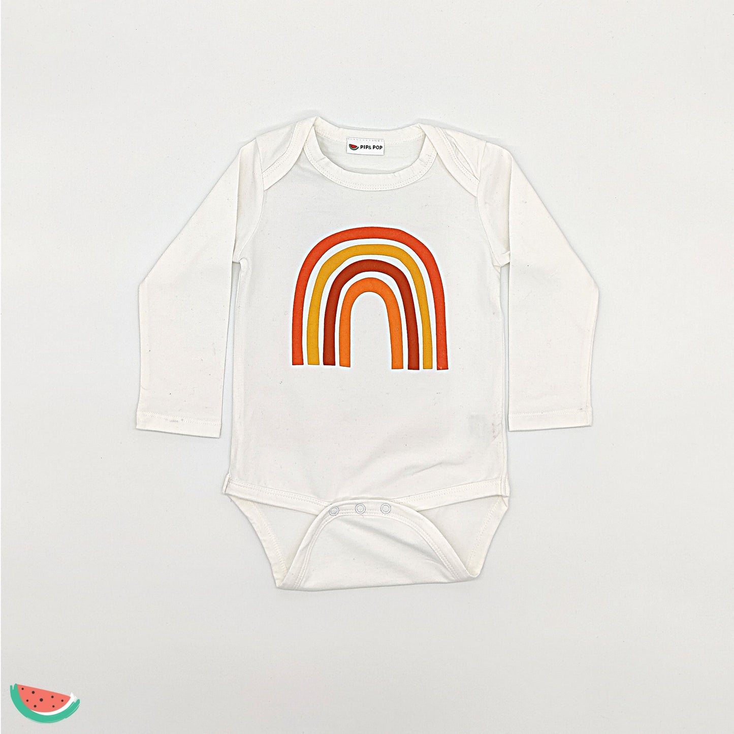 Rainbow Long Sleeve Babygrow