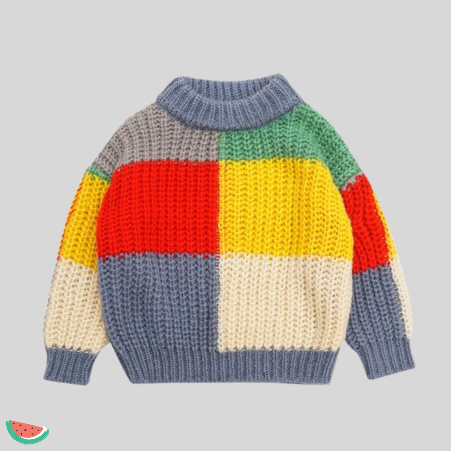 Big Block Colour Jumper